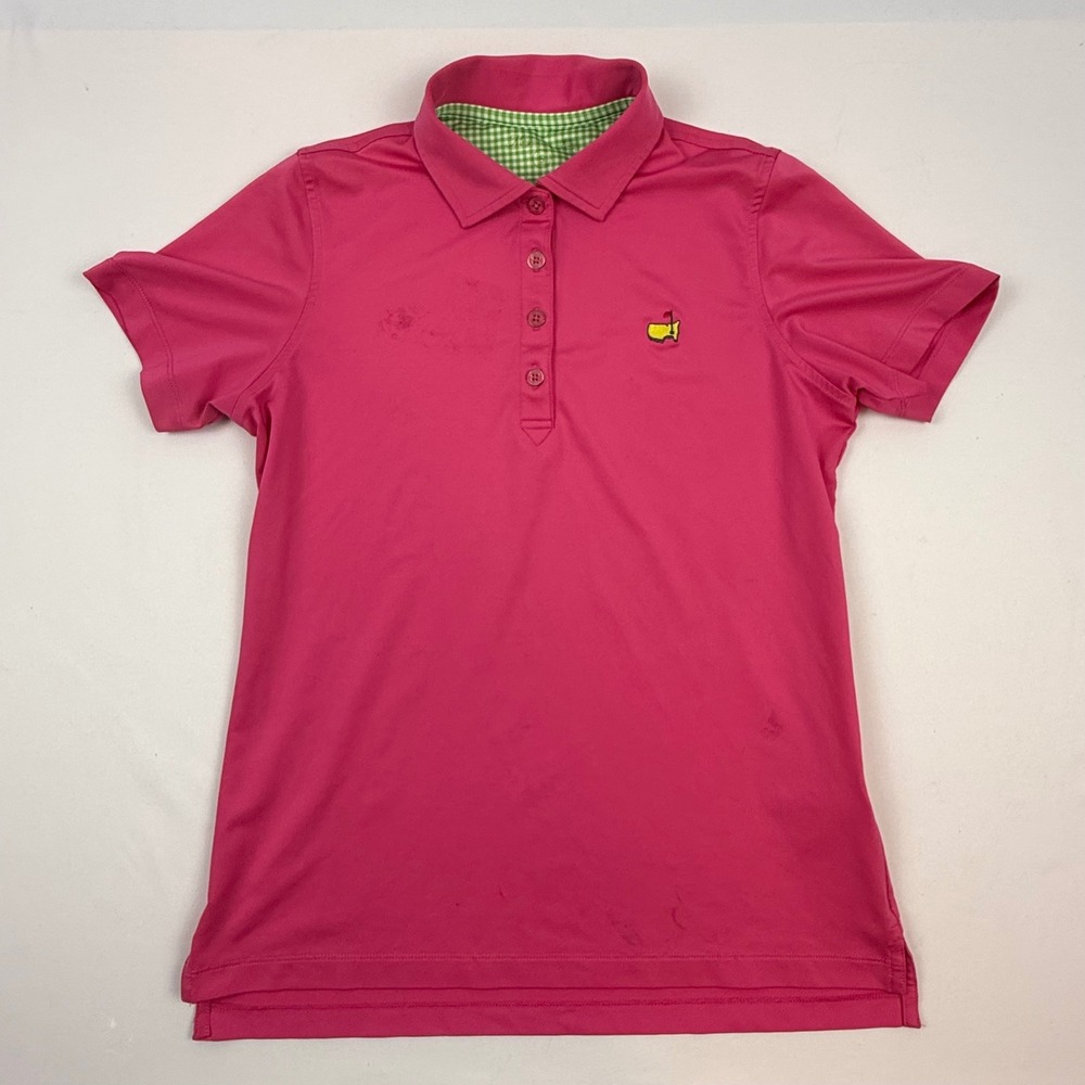 Masters Tournament Womens Pink Performance Golf Polo Shirt ML16P110 Small